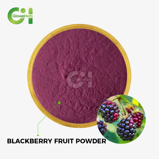 Blackberry fruit powder
